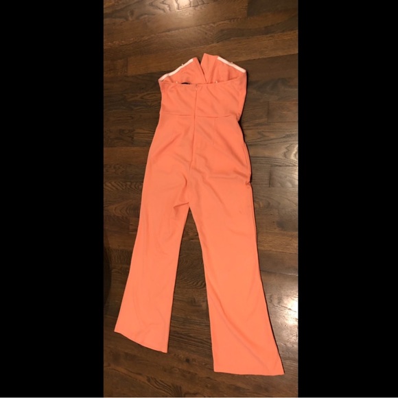 CBR women’s orange/peach lapels one piece jumpsuit - Picture 10 of 11
